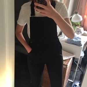 Madewell black overalls
